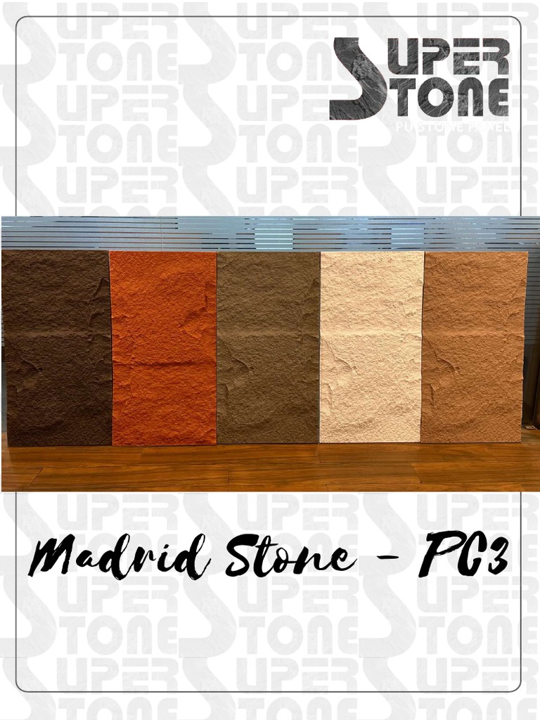Superstone - Madrid Stone PC3 | PDF