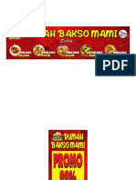 Rumah Bakso Mami - Banner & Menu