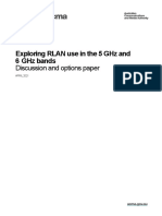 Exploring RLAN Use in The 5 GHZ and 6 GHZ Bands - Discussion and Options Paper