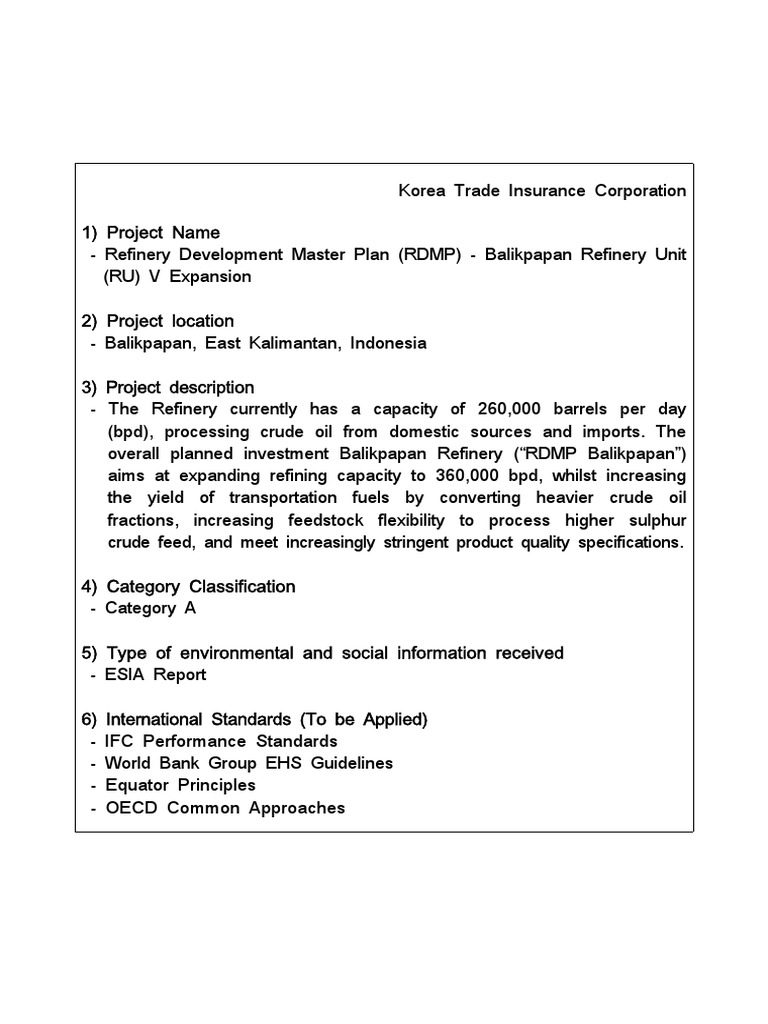 Refinery Development Master Plan Pdf