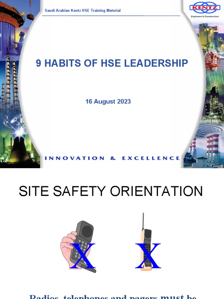 HSE Leadership Habits for Safety | PDF