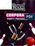 Glued Corporate Party Package - 08 Sept 2022