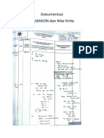 Dokumentasi Tulbakon Dan Nilai Kritis