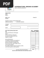 JCE Science Paper 2 | PDF | Waves | Force