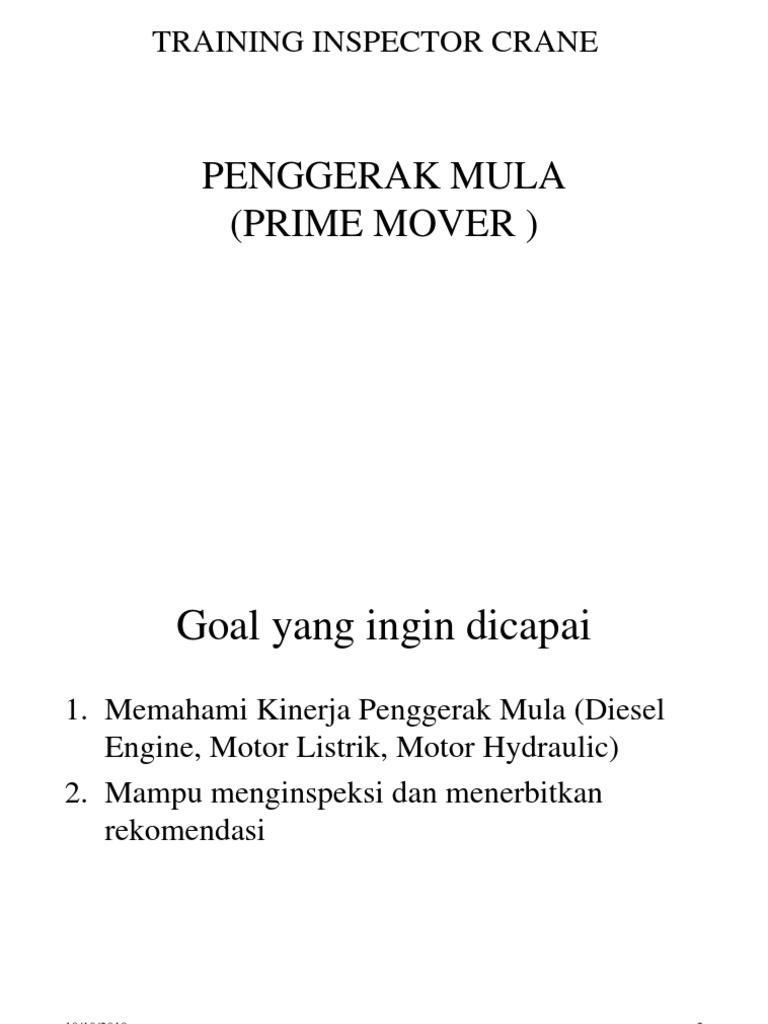 Prime Mover Modul 1 Pdf