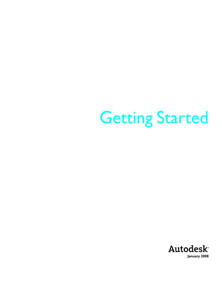 AutoCAD 2009 Getting Started | PDF | Computers