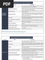 Web Application Security Checklist V1