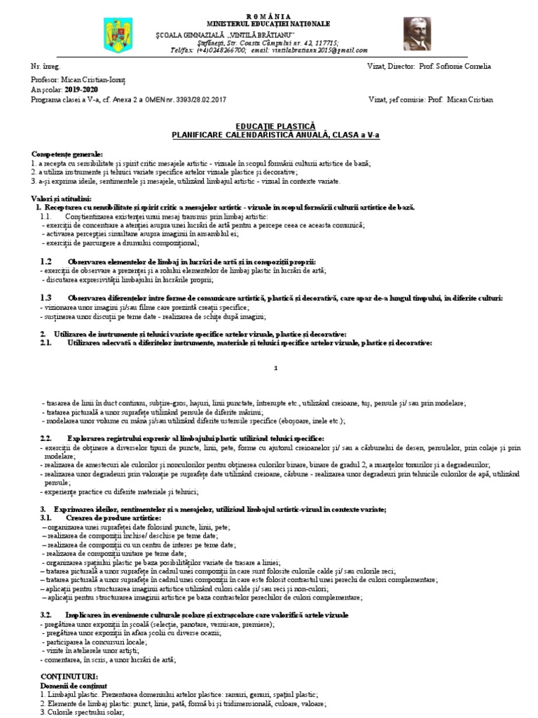 9 Clasa A Va | PDF