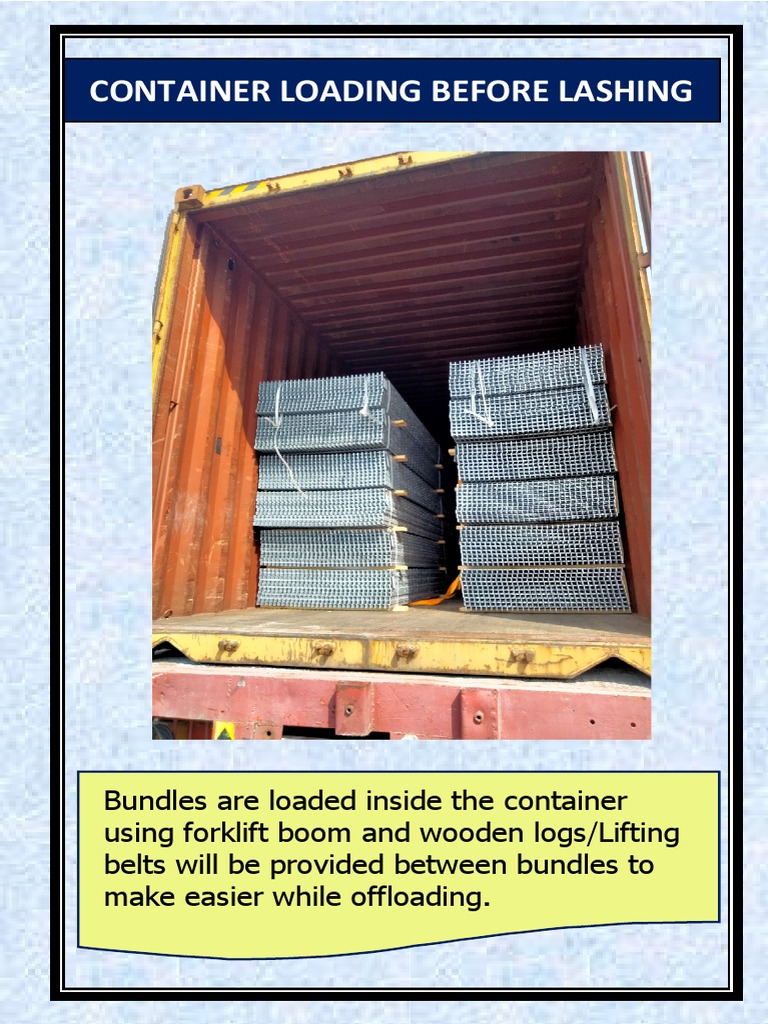 Container Loading Procedure Standards PDF