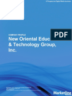 New Oriental Education & Technology Group, Inc.: Company Profile