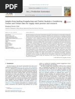 Supplychain Tweet Analysis