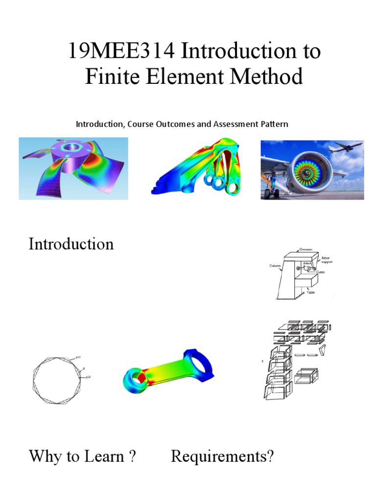 15MEC313 Introduction To Finite Element Method | PDF