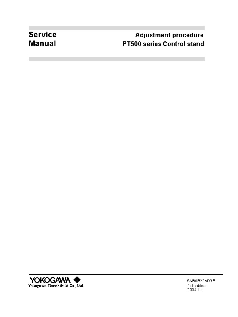PT500 Ajustes Sm-80b22m03-E | PDF