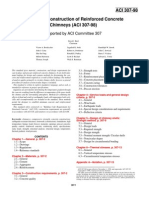 ACI-307-98 Design and Construction of Reinforced Concrete Chimneys