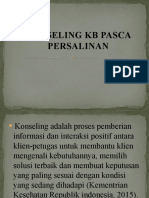 Konseling KB Persalinan