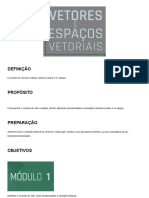 Vetores e Espaços Vetoriais