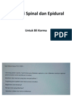 Anestesi Spinal Dan Epidural
