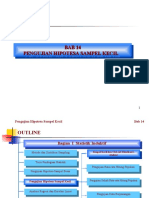 Presentasi Bab 14 - PENGUJIAN HIPOTESA SAMPEL KECIL - Dosen