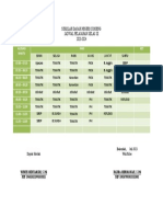 Jadwal Pelajaran