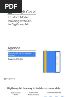 M5 - Custom Model Building With SQL in BigQuery ML Slides