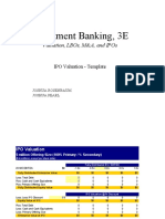 IPO Valuation 3E Template