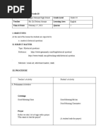 Detailed Lesson Plan in Grade 10 - Rhetorical Questions