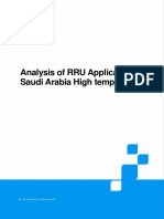 Analysis of RRU Application in Saudi Arabia High Temperature