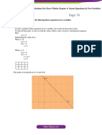 NCERT Solutions For Class 9 Maths Chapter 4 Equations in Two Variables Exercise 4.3