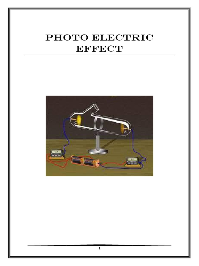 Photoelectric Effect | PDF