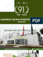 Proyecto PPT Rendición de Cuentas Audiencia Pública Setiembre 2022