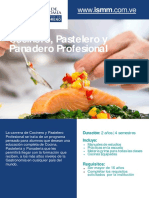 Cocinero y Pastelero Profesional