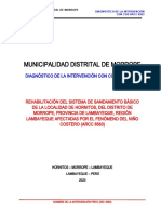 Diagnóstico - Localidad Hornitos-Morrope-Lambayeque