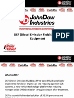 DEF (Diesel Emission Fluid) Service Equipment
