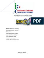 Proyecto Formativo Dumbo Mas Los Ejercicios