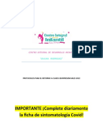 CENTRO INTEGRAL DE DESARROLLO INFANTIL Protocolos de Bioseguridad