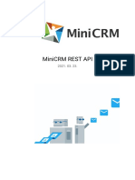 MiniCRM Api Hungarian