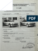 Homologation Form Number 5325 Group A