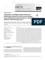 Comparison of Welding Residual Stress and Deformation Induced by Local Vacuum Electron Beam Welding and