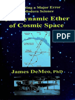 The Dynamic Ether of Cosmic Space