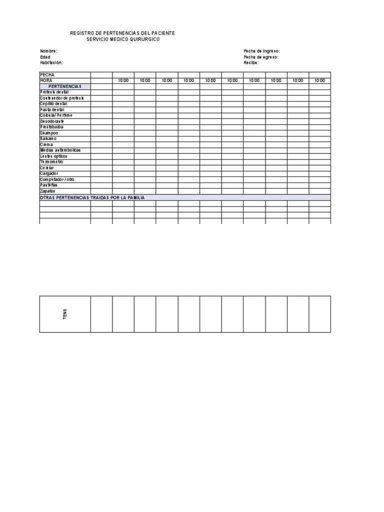 Registro de Pertenencias SMQ PDF