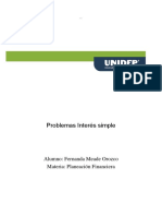 Problemas de Interés Simple PDF