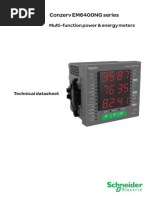 EM6400NG Multi-Function Power Meter | PDF | Ac Power | Alternating Current