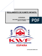Reglamento Combate Infantil KWF España (Enero 2018)