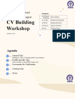 CDC CV Building Workshop 2nd July, 2023