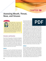 Assessing Mouth, Throat, Nose, and Sinuses