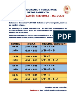 CRONOGRAMA Y HORARIO DE REFORZAMIENTO_JULIO_Modificado