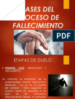 Psicología Fases Del Proceso de Fallecimiento