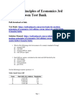 Modern Principles of Economics 3rd Edition Cowen Test Bank Download