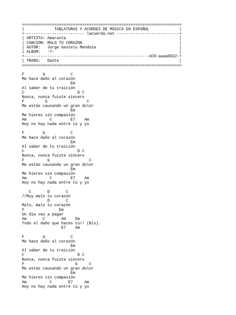 Amaranta malo tu corazon 2 pdf