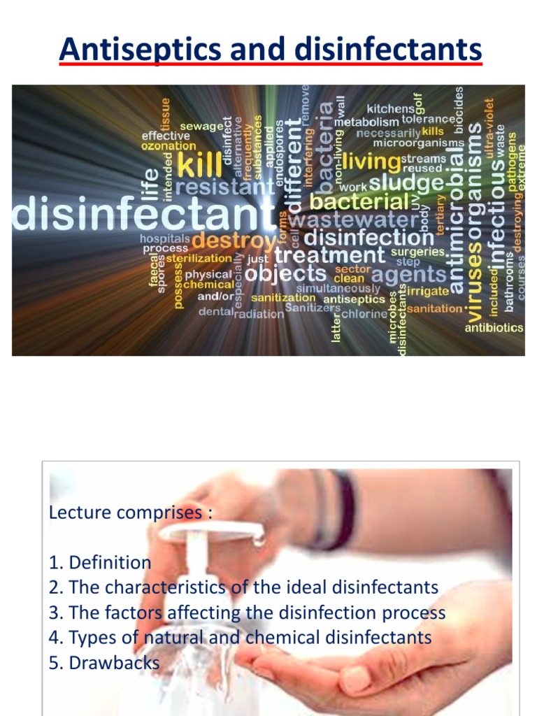 Antiseptic and Disinfectants 22 23 Download Free PDF Disinfectant